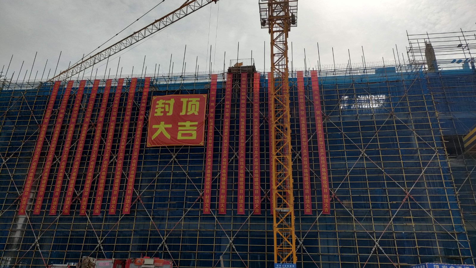 易順建工集團(tuán)有限公司承建的熹茗白茶加工及產(chǎn)業(yè)技術(shù)基地建設(shè)項(xiàng)目一期工程順利封頂！